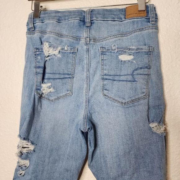 American Eagle Next Level Stretch Curvy High-Waisted Jeggings Crop Size 6 Short - Picture 6 of 8